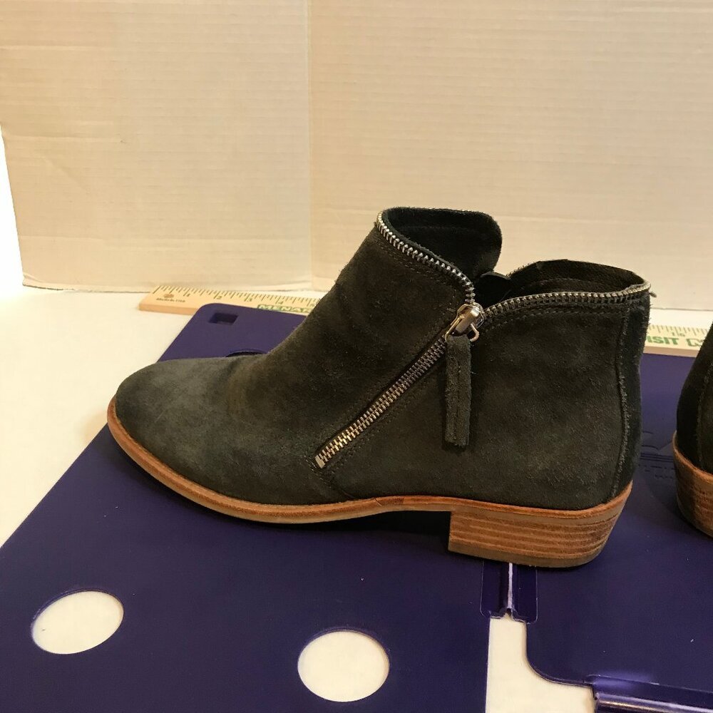 DOLCE VITA WOMENS GRAY SUEDE ANKLE BOOTS SIZE 10 - Picture 6 of 7